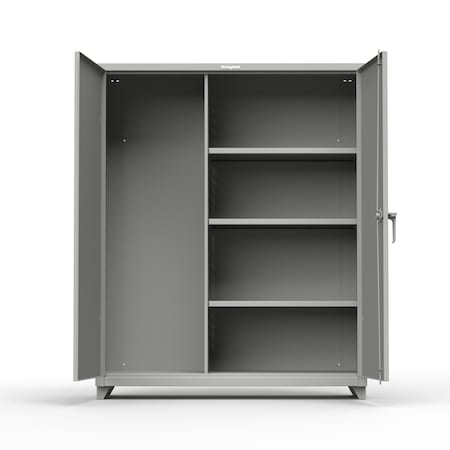 Strong Hold 14 ga. Industrial Bin Cabinet 36 inW x 24 inD x 75 inH 36-BB-240-L
